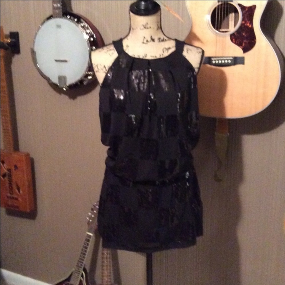 WHBM Sexy black and sexy dress mini SMALL
